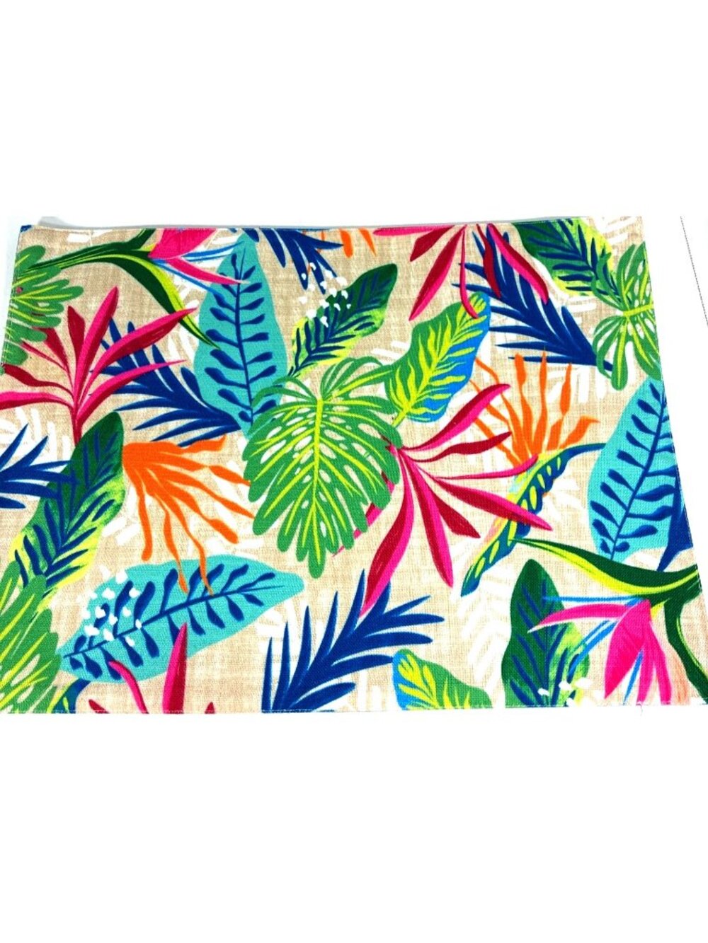 Set of 6 Tropical Palm Leaf Placemats Celebrate Together Kohl's 17.5" x 13" Poly